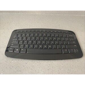 Microsoft Arc Keyboard Model 1392 Black Compact Wireless  No USB Dongle